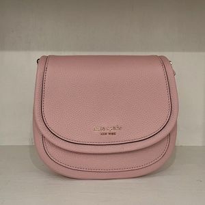 Kate Spade Roulette Small Saddle bag (Tutu Pink)